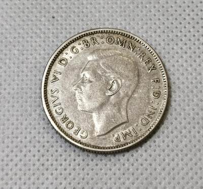 甄臻铺-世界币章拍卖（第40期）送拍享返佣金等优惠多多 - 英属澳大利亚1940年高银版乔治六世福洛林11.24g