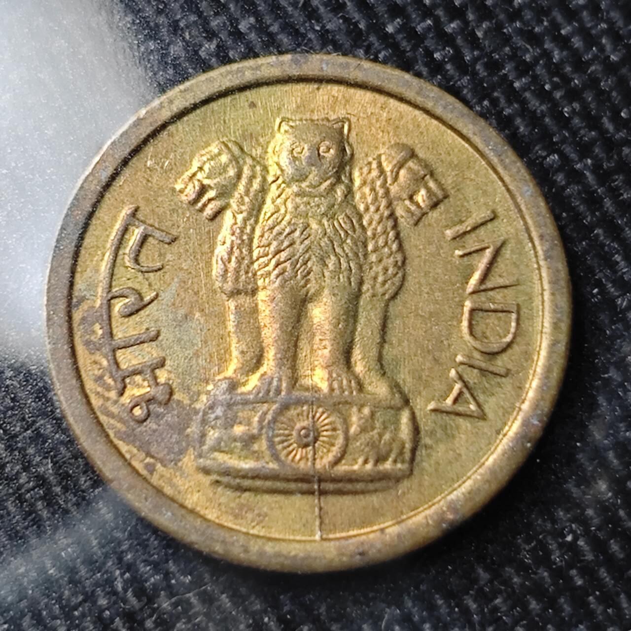 KK钱币收藏小铺 （套币 好品/批量散币 银币）专场  2月预留时间 周末发货  1964印度1派沙铜币 好品