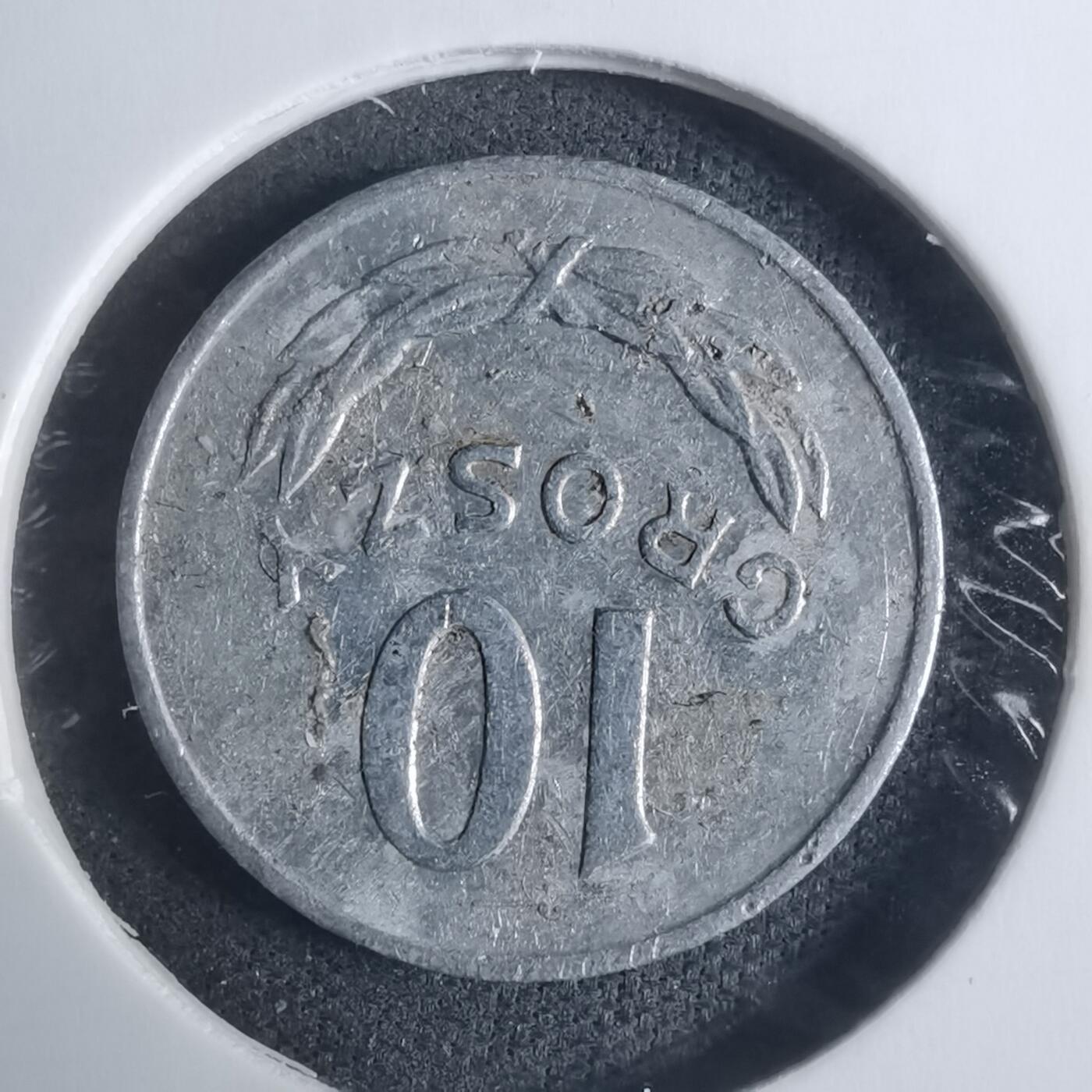 沼泽如烟--第915场 波兰1977年10格罗申