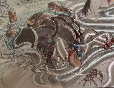 阳大大卡牌拍卖第84期（持续收拍品，周六晚上九点截拍，进群福利早知道） - 【A4大卡】百里卡牌 王涌哲西游  八戒濯垢泉 7个女妖精是真漂亮