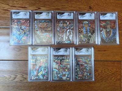 阳大大卡牌拍卖第84期（持续收拍品，周六晚上九点截拍，进群福利早知道） - 【五虎套】玄卡阁联名限定礼盒 五虎上将 收藏礼盒 冯涛 蜀国五虎将＋貂蝉合体 一套8张全套折光粗闪 