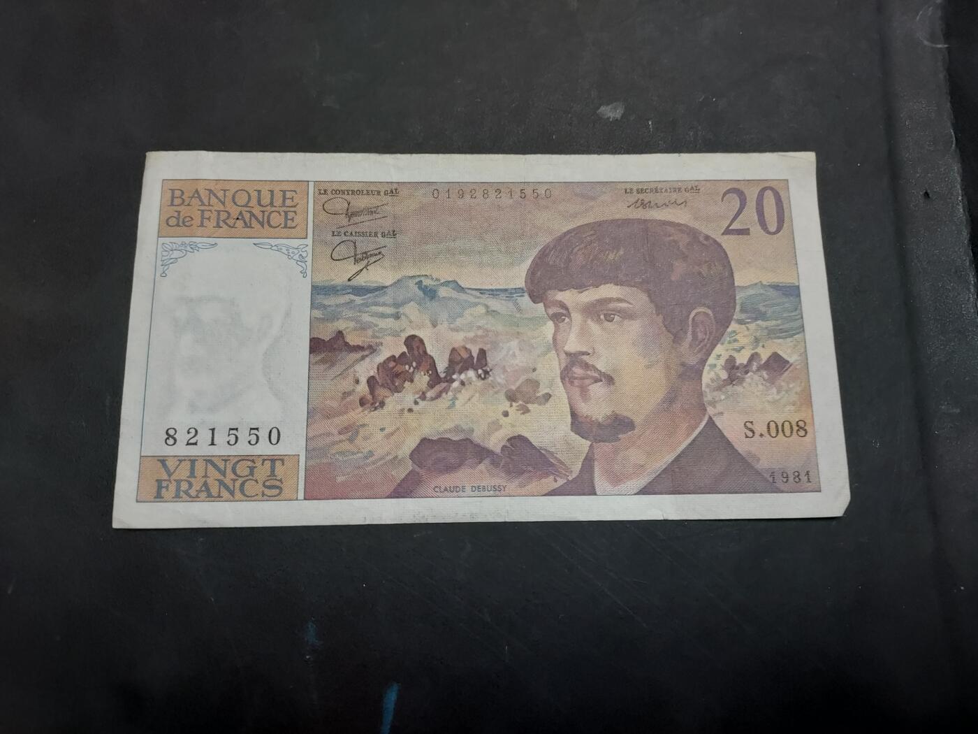 博彦收藏   12月3日 8点 钱币专场 法国旧版20法郎 流通好品