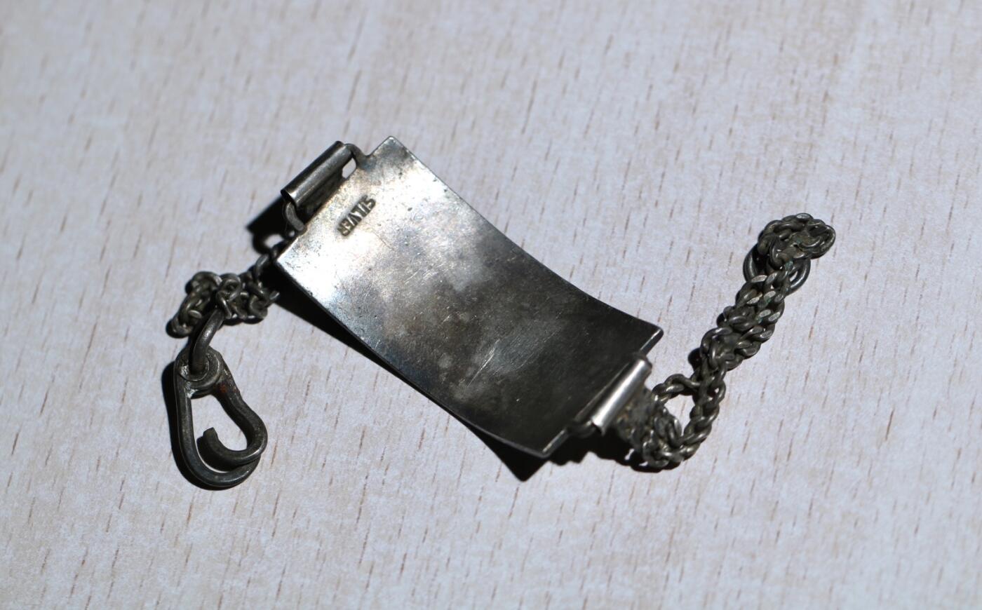 大猫徽章拍卖 第283期 CBI 中缅印战区 飞行员银制手链