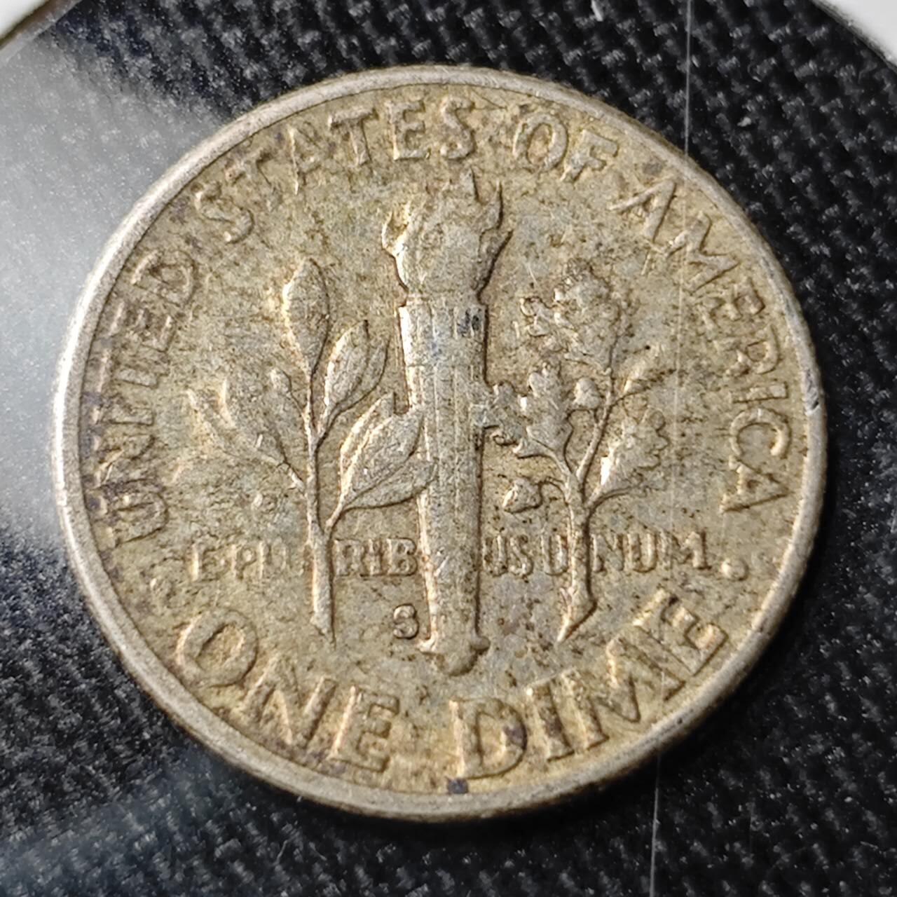 KK钱币收藏小铺 （套币 好品/批量散币 银币）专场  2月预留时间 周末发货  1953美国10分银币