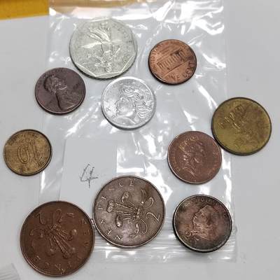 PCAI钱币27-622  外国硬币小专场 - 外国的硬币一组   4