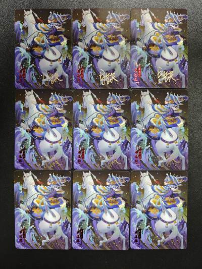 天玑星卡拍第143期《11.27周四截拍》持续收拍收评中 满赠卡需备注 - 【亲签卡】宁缺卡牌 水浒传 单廷珪 普卡 九张