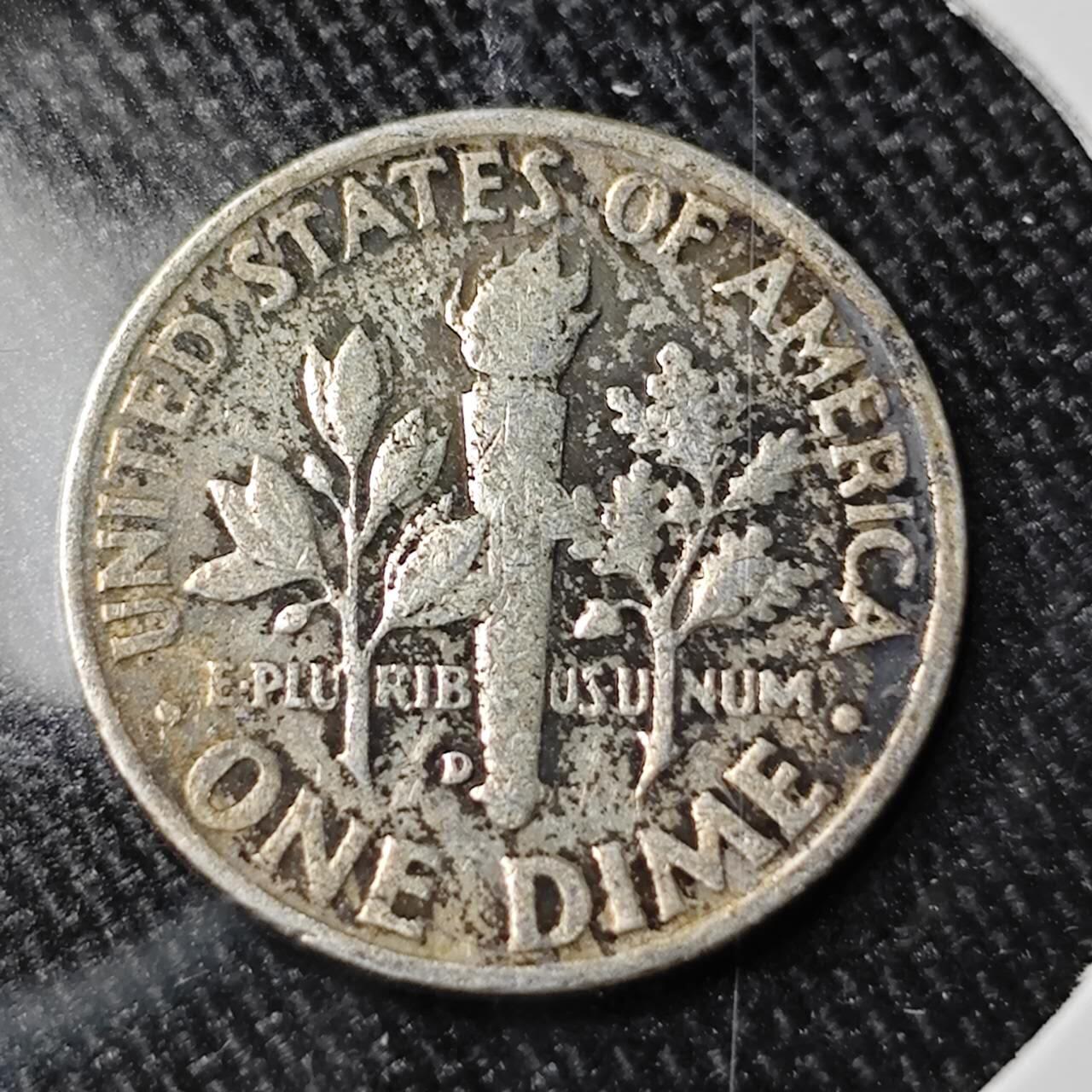 KK钱币收藏小铺 （套币 好品/批量散币 银币）专场  2月预留时间 周末发货  1955美国10分银币 