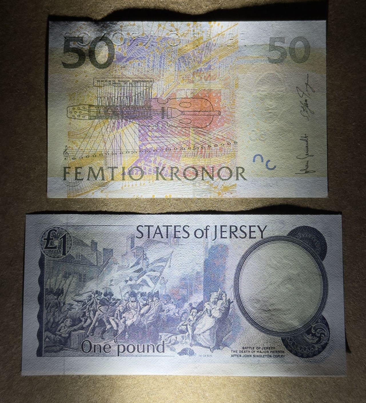 【礼羽收藏】🌏世界钱币拍卖第113期 夜莺泽西美女钞两张无4.7unc品相