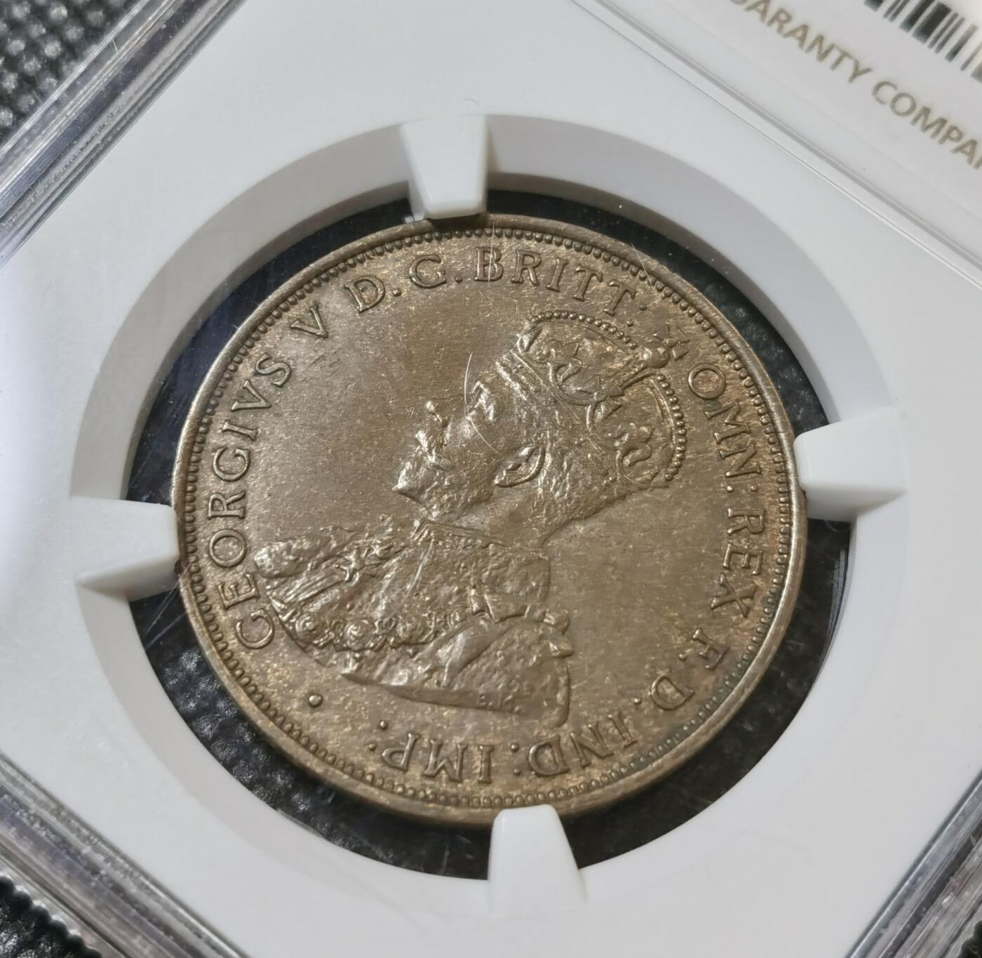甄臻铺-世界币章拍卖（第40期）送拍享返佣金等优惠多多 NGC-MS63BN 1931年英属泽西岛1/12先令大铜币，少见版本，比本土的少很多，巧克力包浆很好看