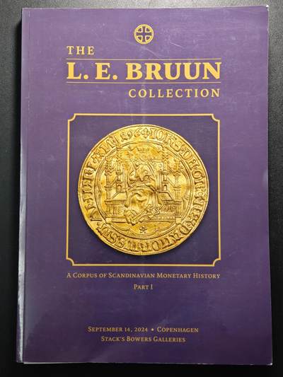 【德藏】世界币章拍卖第155期（拍品征集中~欢迎藏友联系） - 98新 SBP拍卖行L.E.BRUUN集藏拍卖会图录 全铜板纸印刷 全书约366页