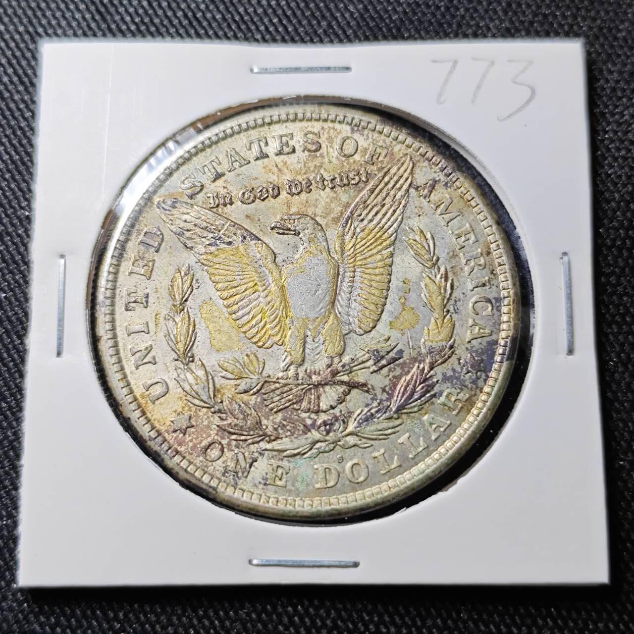 KK钱币收藏小铺 （套币 好品/批量散币 银币）专场  2月预留时间 周末发货  1921美国摩根一元银币