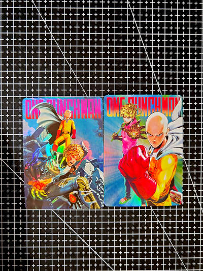 琦卡当当铺～第34期★★新年快乐~各种类型亲签A4都有~支持寄存★★~【9点40结束】扫码加群抽[包邮券]~ - 大卡道-一拳超人-彩闪-2张