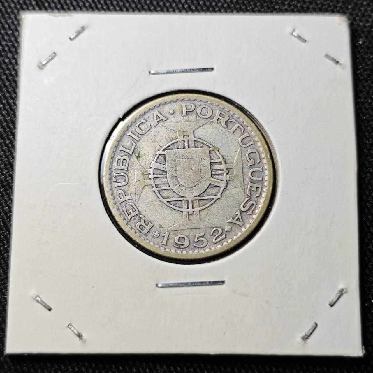 KK钱币收藏小铺 （套币 好品/批量散币 银币）专场  2月预留时间 周末发货  1952葡属安哥拉 10埃斯库多银币