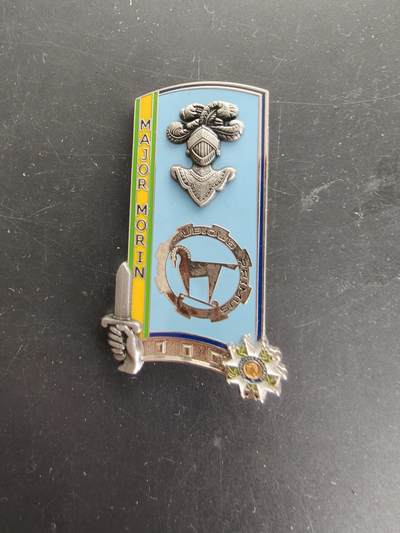 老王徽章第166期 - 法国陆军士官学校莫兰少校届晋升证章