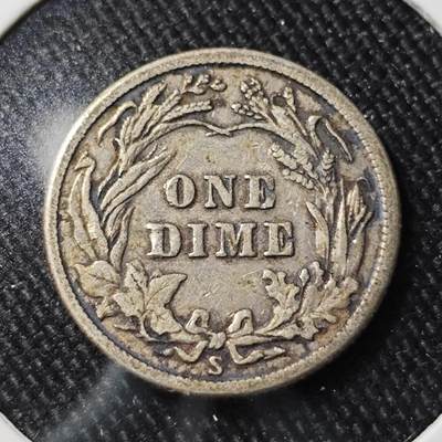 KK钱币收藏小铺 （套币 好品/批量散币 银币）专场  2月预留时间 周末发货 -  1916美国10分巴伯银币