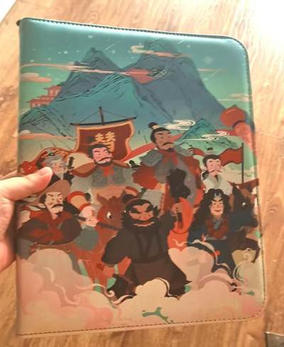 龙虎卡牌六五场 （无佣金，周六结拍，欢迎送拍） - 【全新】水浒传拉链九宫拉链卡册（无卡页）