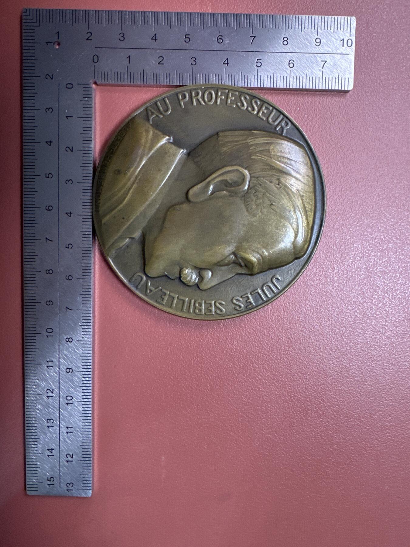 12.4铜章专场 法国JULES SÉBILIEAU啊（朱尔·塞比约教授）荣誉铜章 作者ALBERT-HERBEMONT