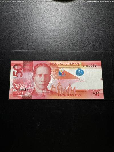 外币出坑 - 菲律宾50【AC961988】倒置号