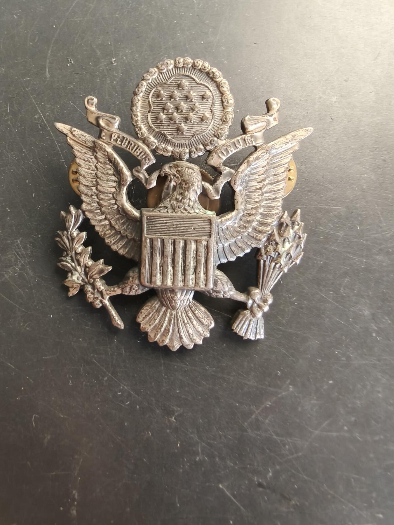 老王徽章第166期 美国空军大檐帽帽徽