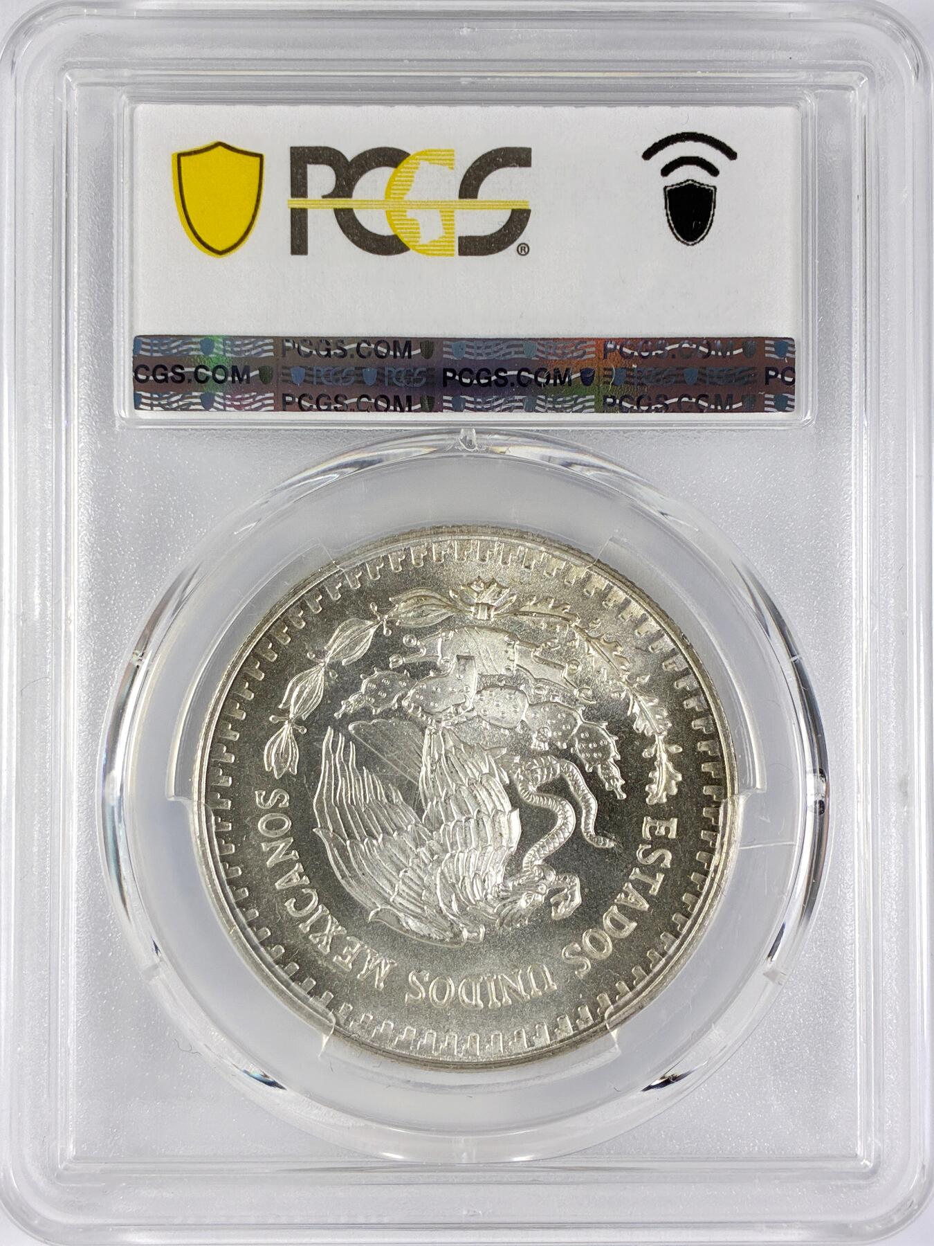 【雨安】【直播拍卖】【世界币章117期-评级币】2025-11-29 周六 19:30 保真 [评级现代] Mexico 墨西哥 投资银 自由女神 1盎司 1990年  PCGS-MS65