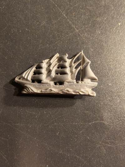 老王徽章第166期 - 德三德国风帆战舰证章