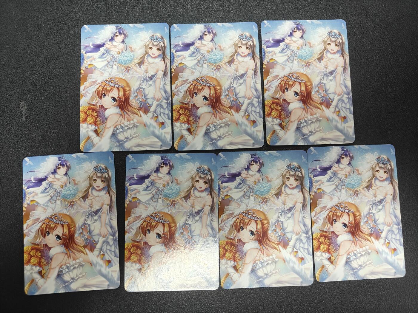 天玑星卡拍第143期《11.27周四截拍》持续收拍收评中 满赠卡需备注 动漫美女 彩闪 7张 自制卡