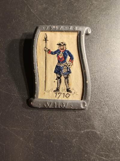 老王徽章第166期 - 德三WHW1710年普鲁士步兵中士证章