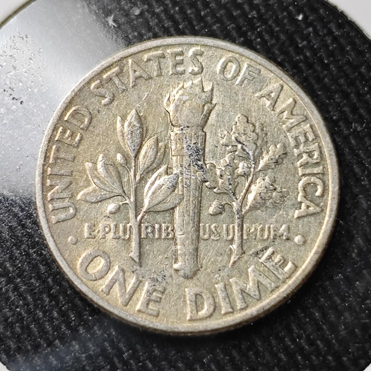 KK钱币收藏小铺 （套币 好品/批量散币 银币）专场  2月预留时间 周末发货    1946美国10分银币