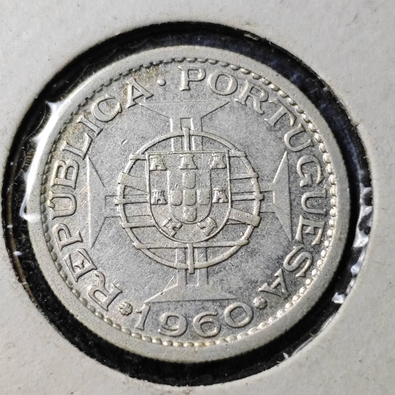 KK钱币收藏小铺 （套币 好品/批量散币 银币）专场  2月预留时间 周末发货  1960葡属莫桑比克5埃斯库多银币