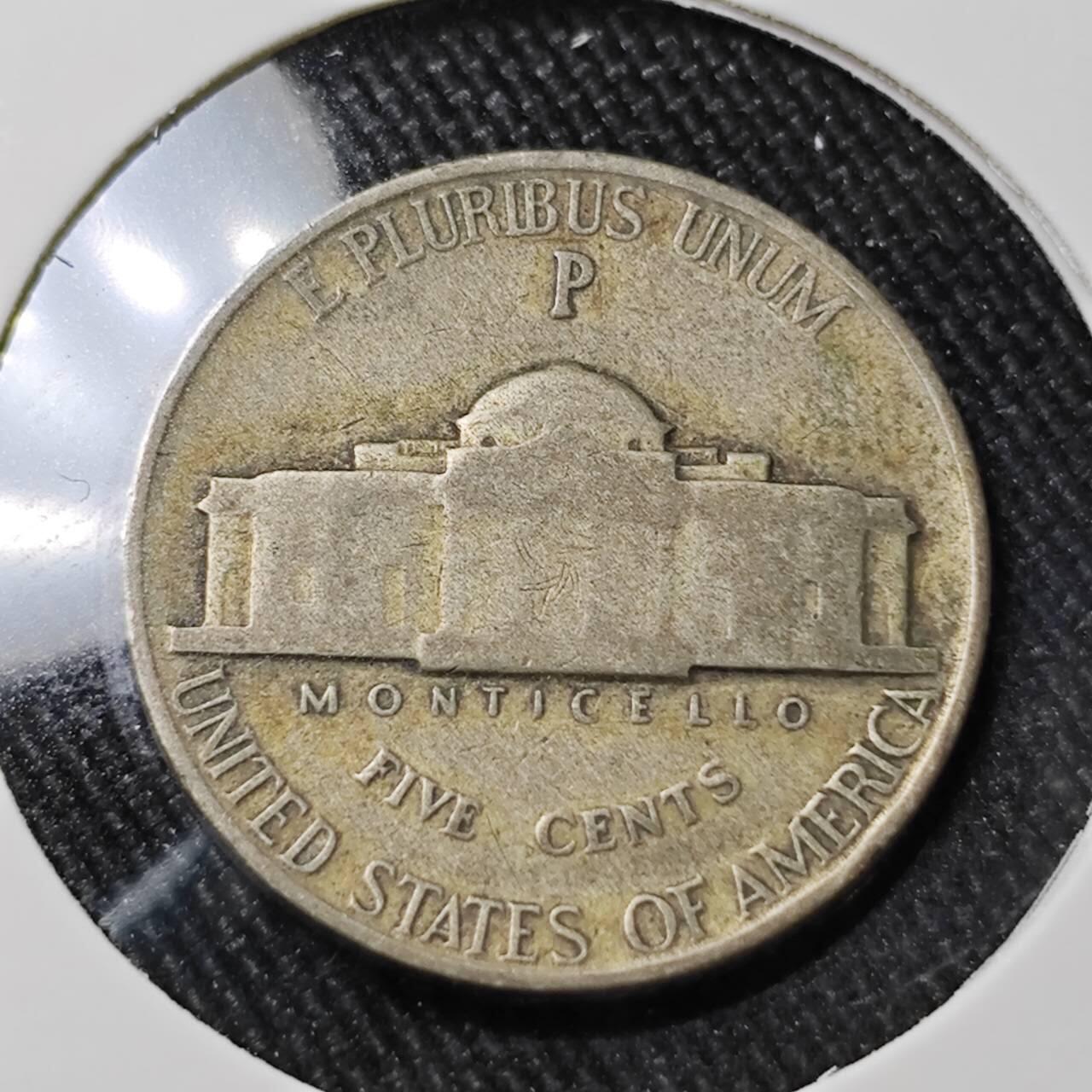 KK钱币收藏小铺 （套币 好品/批量散币 银币）专场  2月预留时间 周末发货  1943美国5分银币 P版