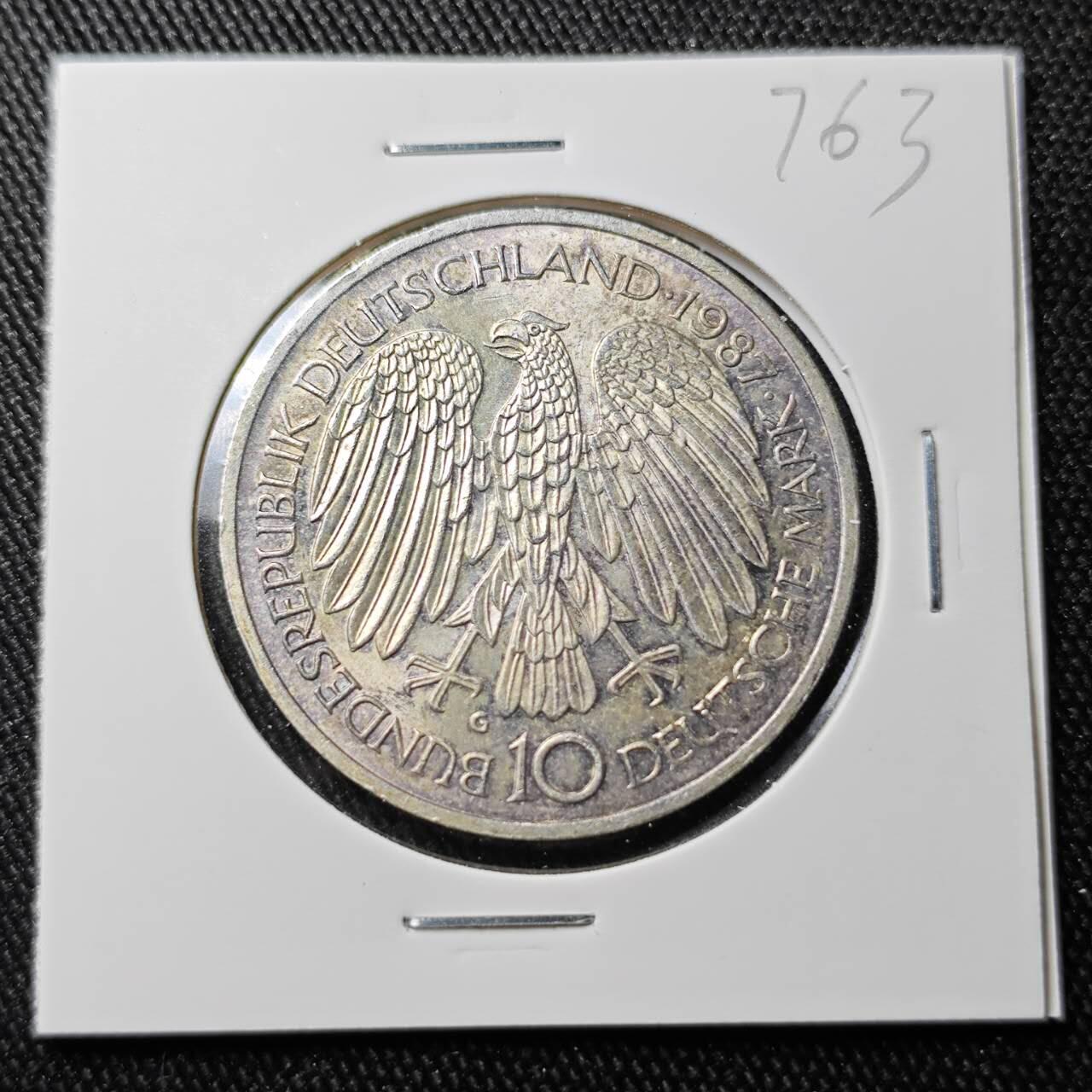 KK钱币收藏小铺 （套币 好品/批量散币 银币）专场  2月预留时间 周末发货  1987东德10马克银币