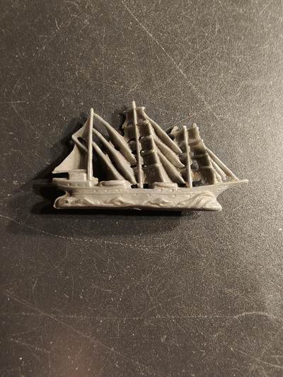 老王徽章第166期 - 德三德国风帆战舰证章