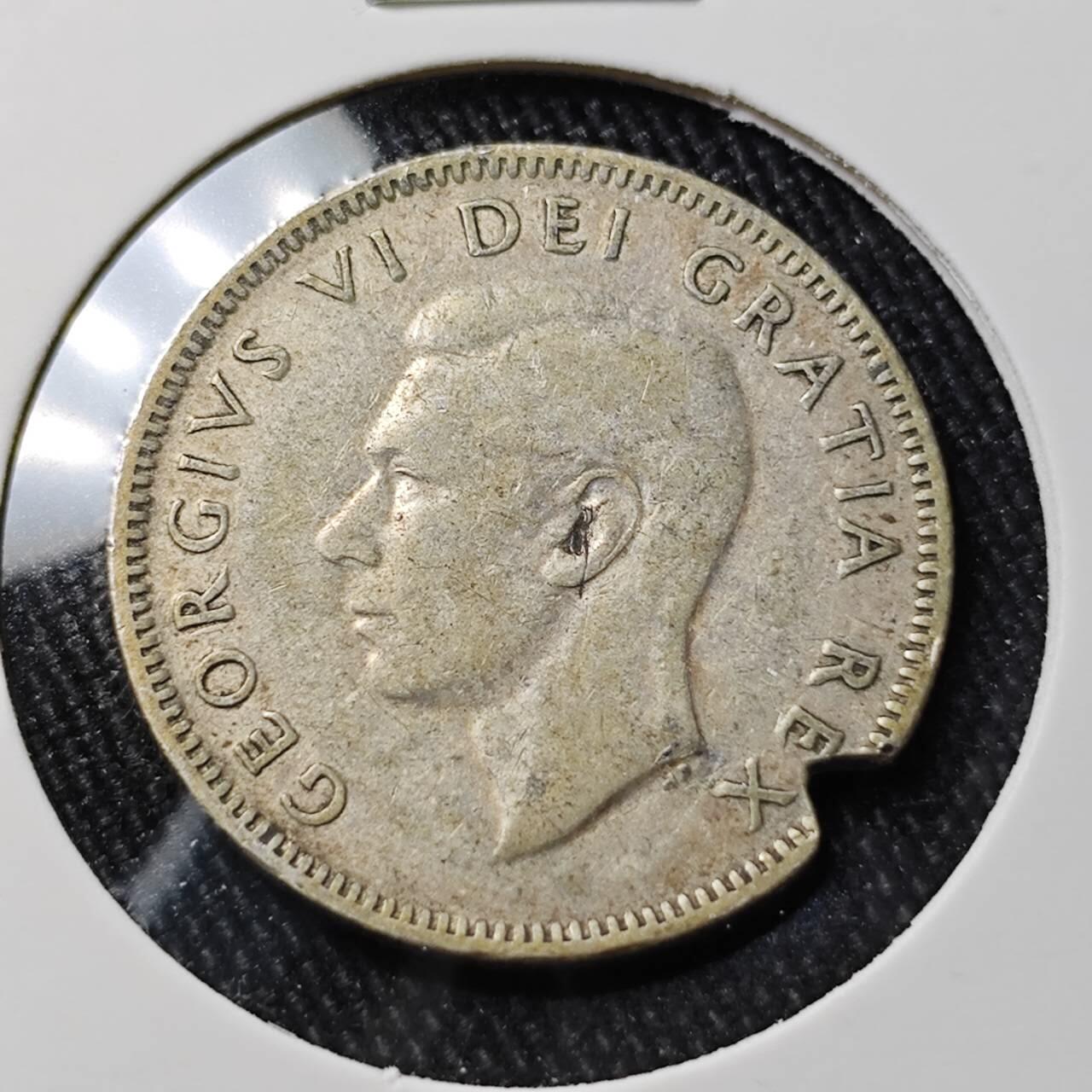 KK钱币收藏小铺 （套币 好品/批量散币 银币）专场  2月预留时间 周末发货  1951加拿大25分银币