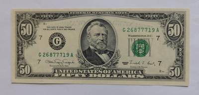 美国1990年50元全新品 - 美国1990年50元全新品