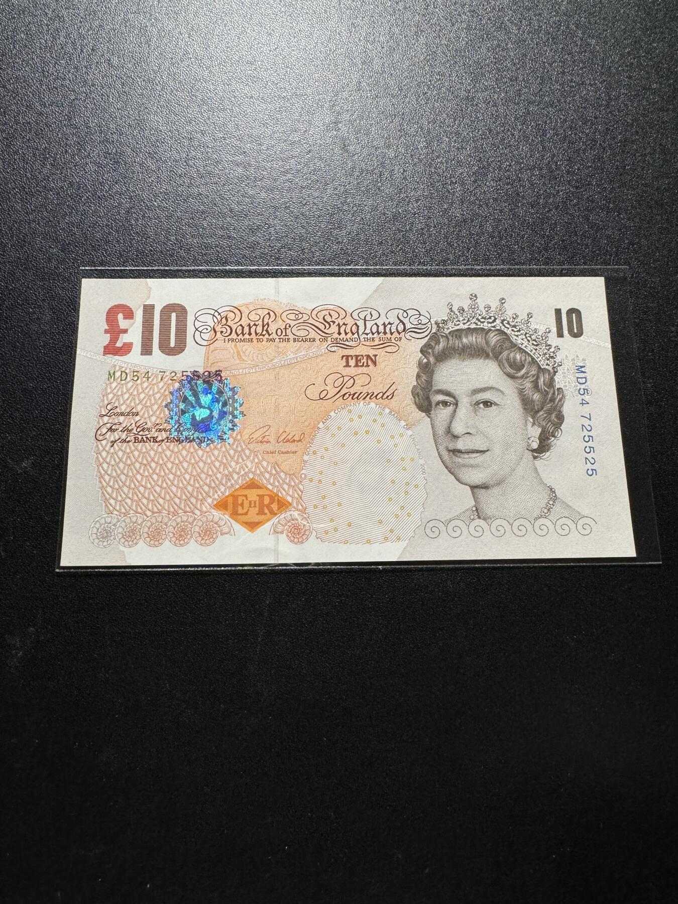 外币出坑 英镑F序列10【MD54 725525】