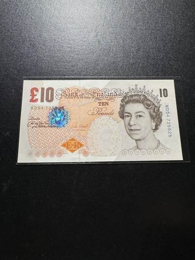 外币出坑 - 英镑F序列10【MD54 725525】