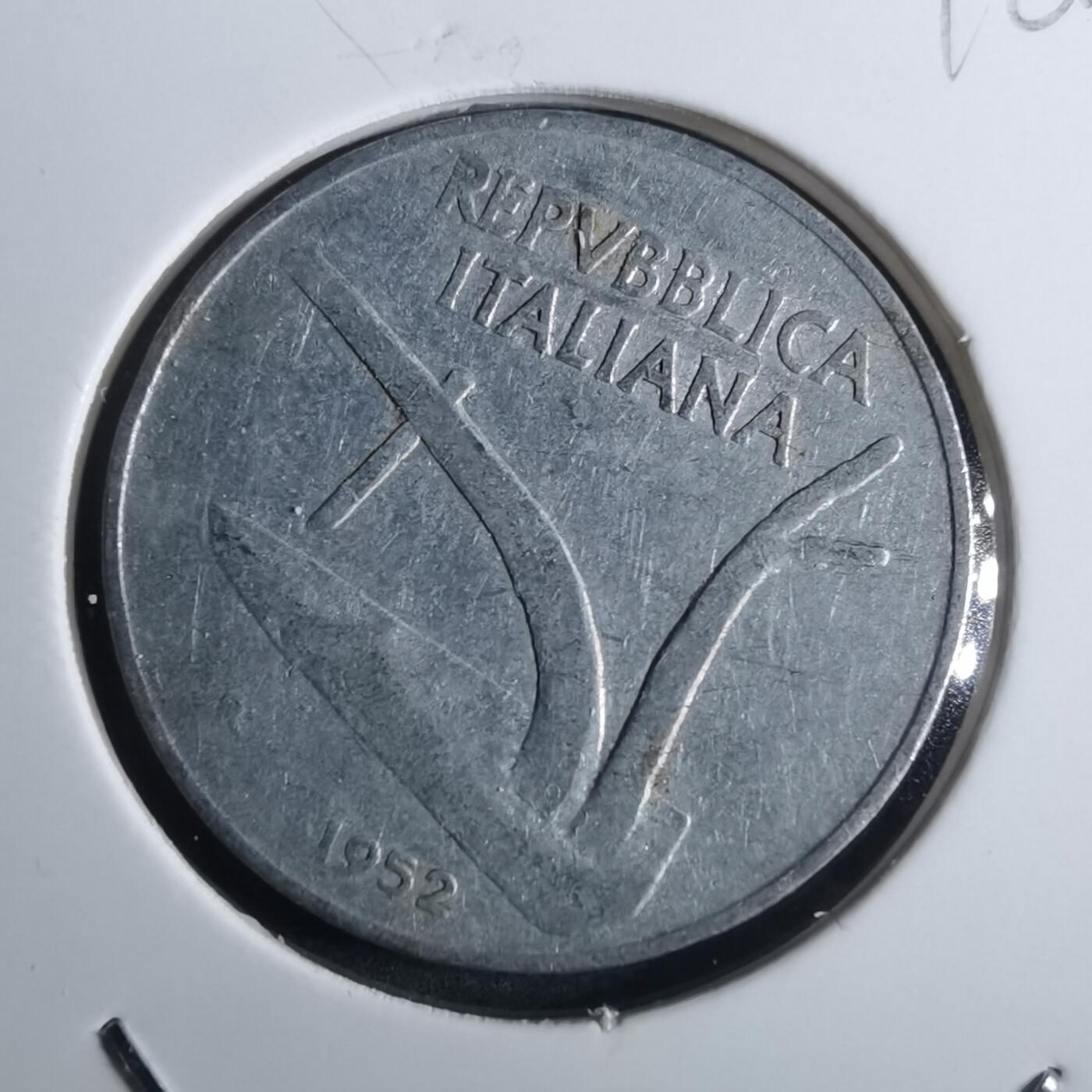 沼泽如烟--第916场 意大利1952年10里拉