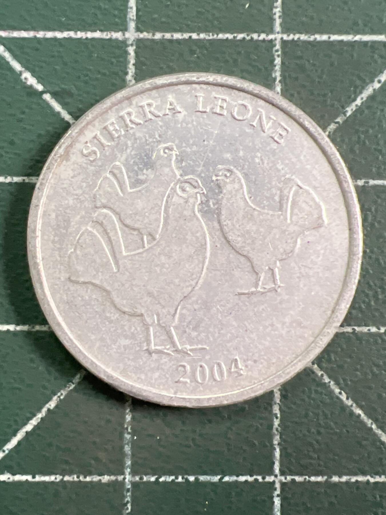 第1060 硬币专场 （无押金，捡漏，全场50包邮，偏远地区除外，接收代拍业务，本店十天发一次货） 塞拉利昂5利昂