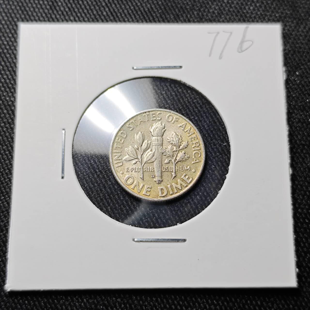 KK钱币收藏小铺 （套币 好品/批量散币 银币）专场  2月预留时间 周末发货  1964美国10分银币