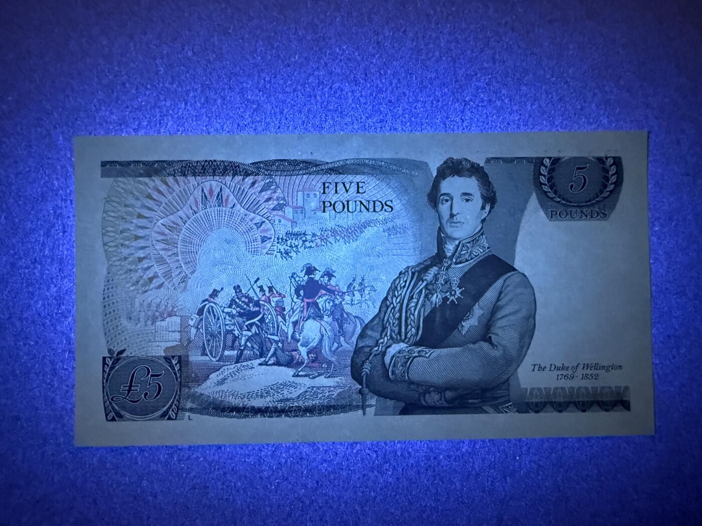 《艾美收藏》第222期-11.30周日外币畅拍 英格兰5镑 UNC D序列 无347