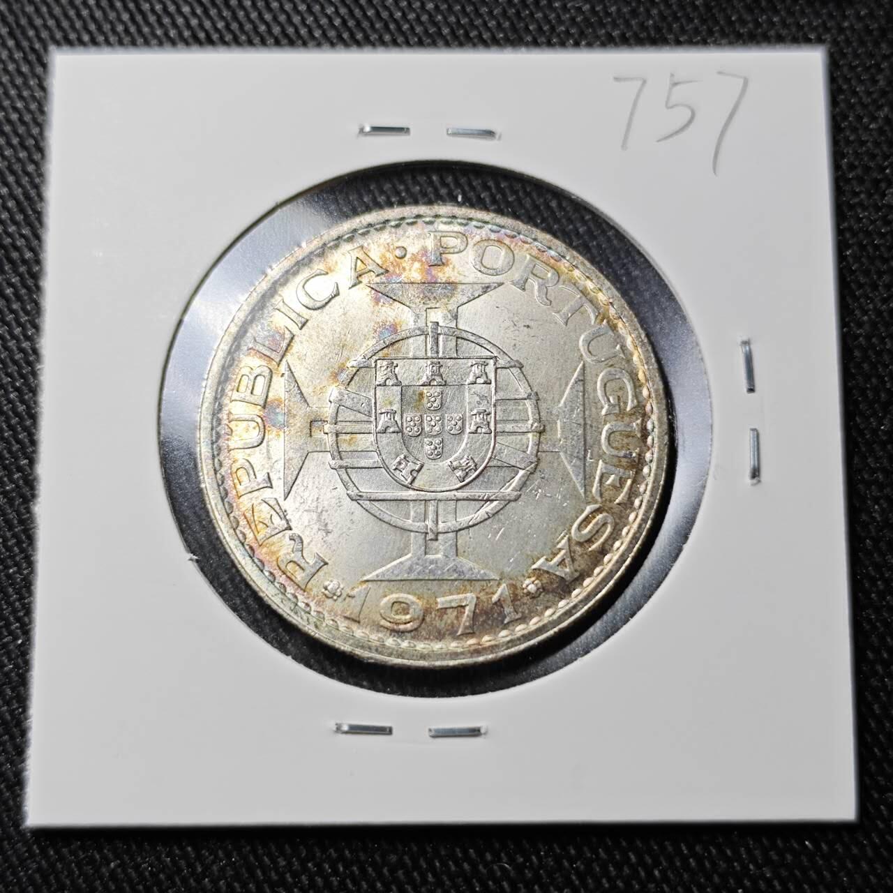 KK钱币收藏小铺 （套币 好品/批量散币 银币）专场  2月预留时间 周末发货  1971澳门5元银币