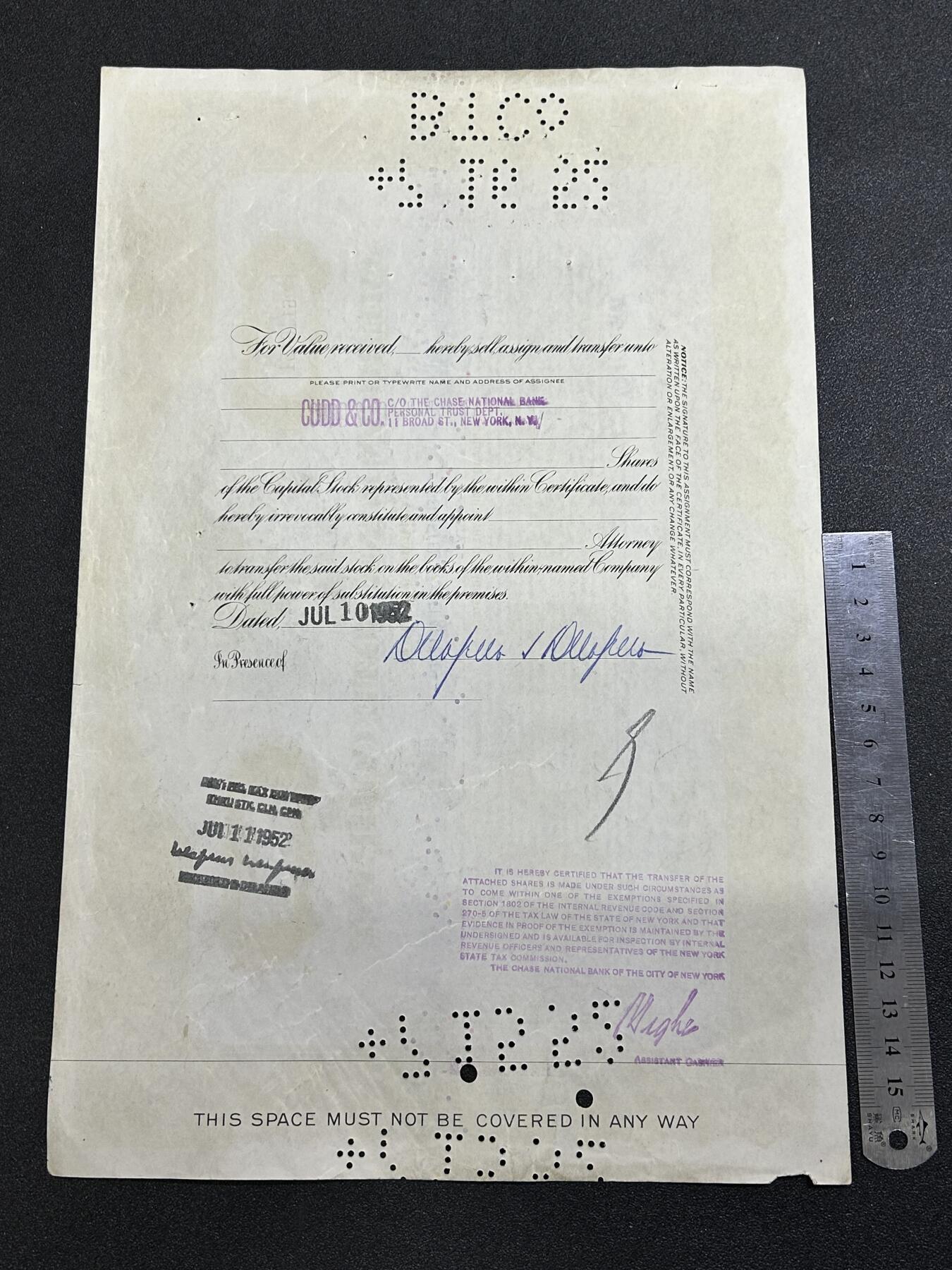 西秦中古拍卖第六十七期 19951年美国钞票公司股票