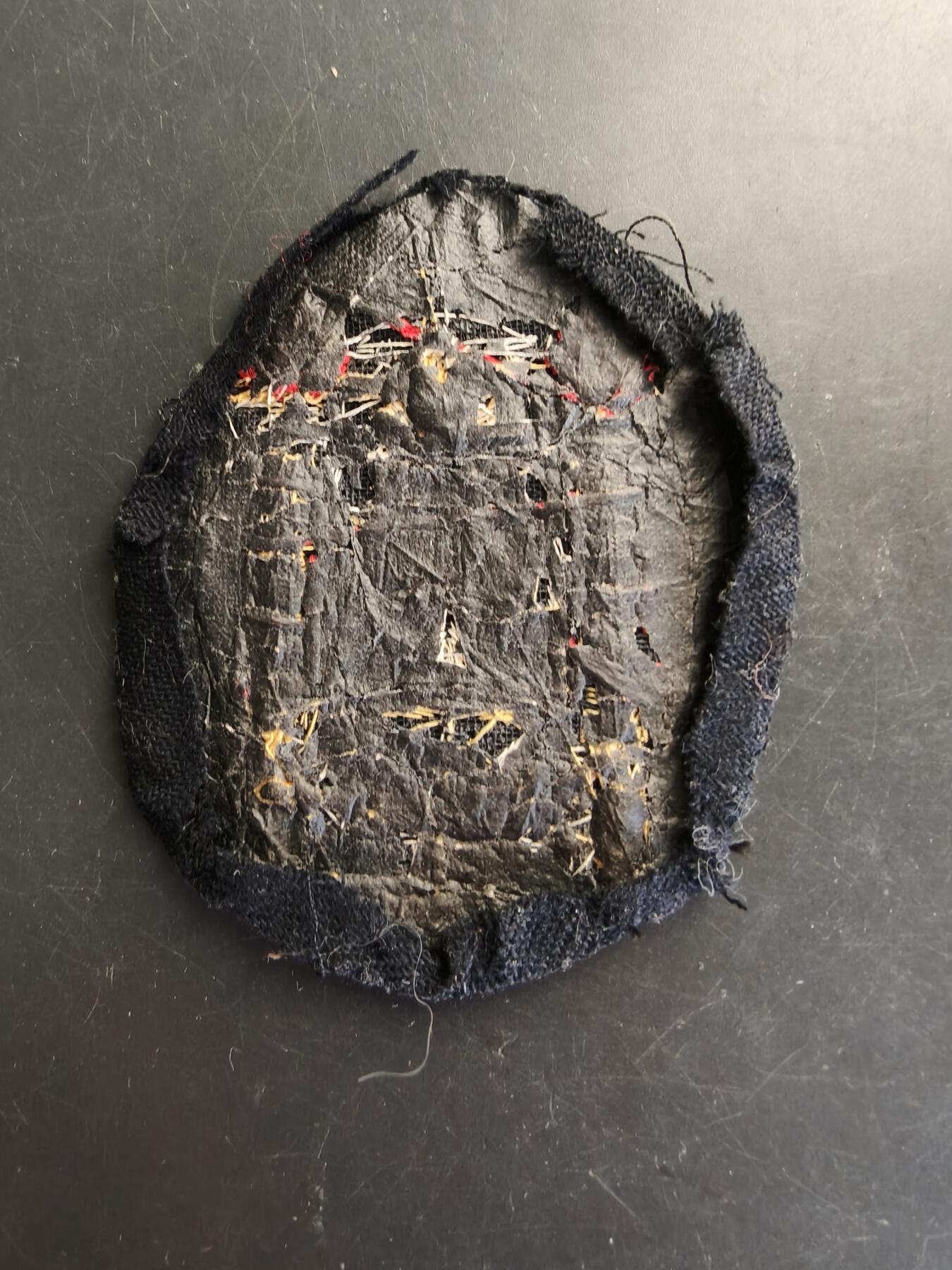 老王徽章第166期 美国印第安纳波利斯海军学院大檐帽帽徽    金属丝刺绣版