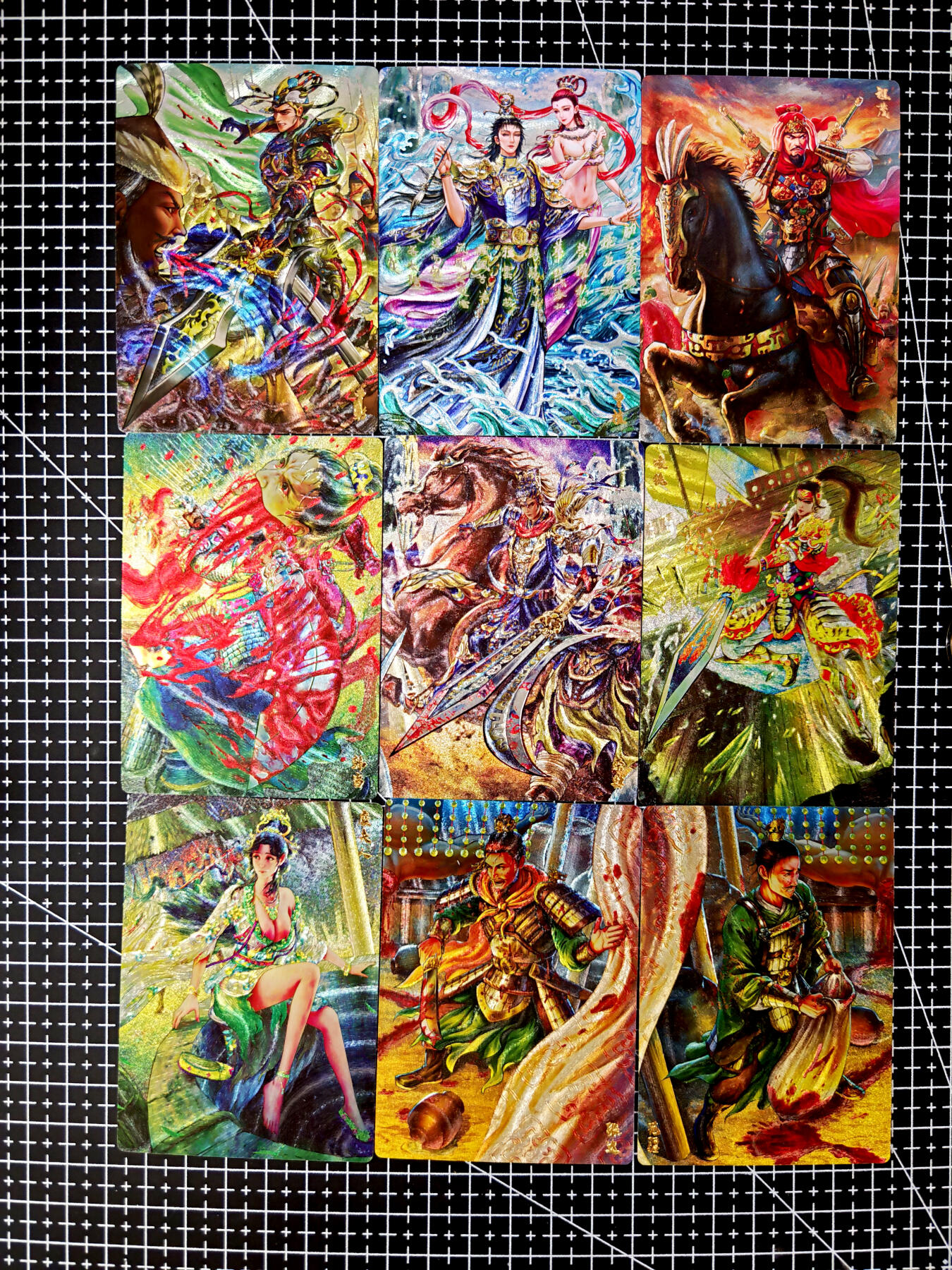 琦卡当当铺≯第23期★★回馈活动~买卖全部0佣金★★~【9点40结束】扫码加群抽[包邮券]~周六结束 卡玩帕克-雄图三国-粗闪-9张