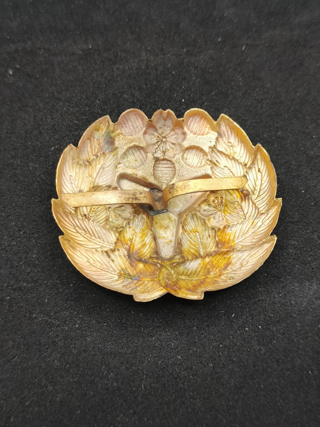 0元起拍勋章 第314期 咸鱼国勋章拍卖专场 11月30日（周日）下午6：00开始 日本大正时期 消防组帽徽 