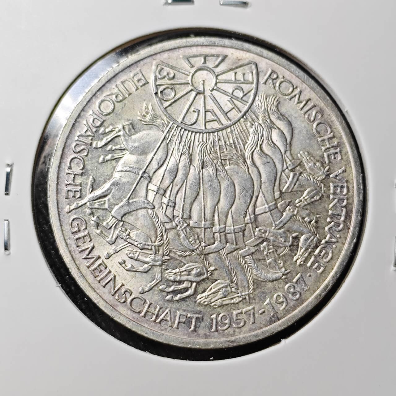 KK钱币收藏小铺 （套币 好品/批量散币 银币）专场  2月预留时间 周末发货  1987东德10马克银币