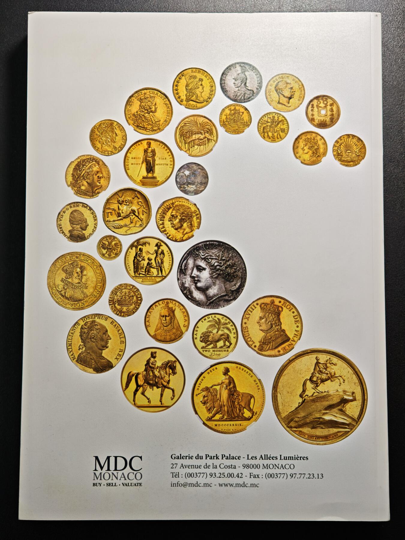 【德藏】世界币章拍卖第155期（拍品征集中~欢迎藏友联系） 98新 MDC拍卖行2022年拍卖会图录 全彩铜板纸印刷 涵盖种类丰富 全书约408页