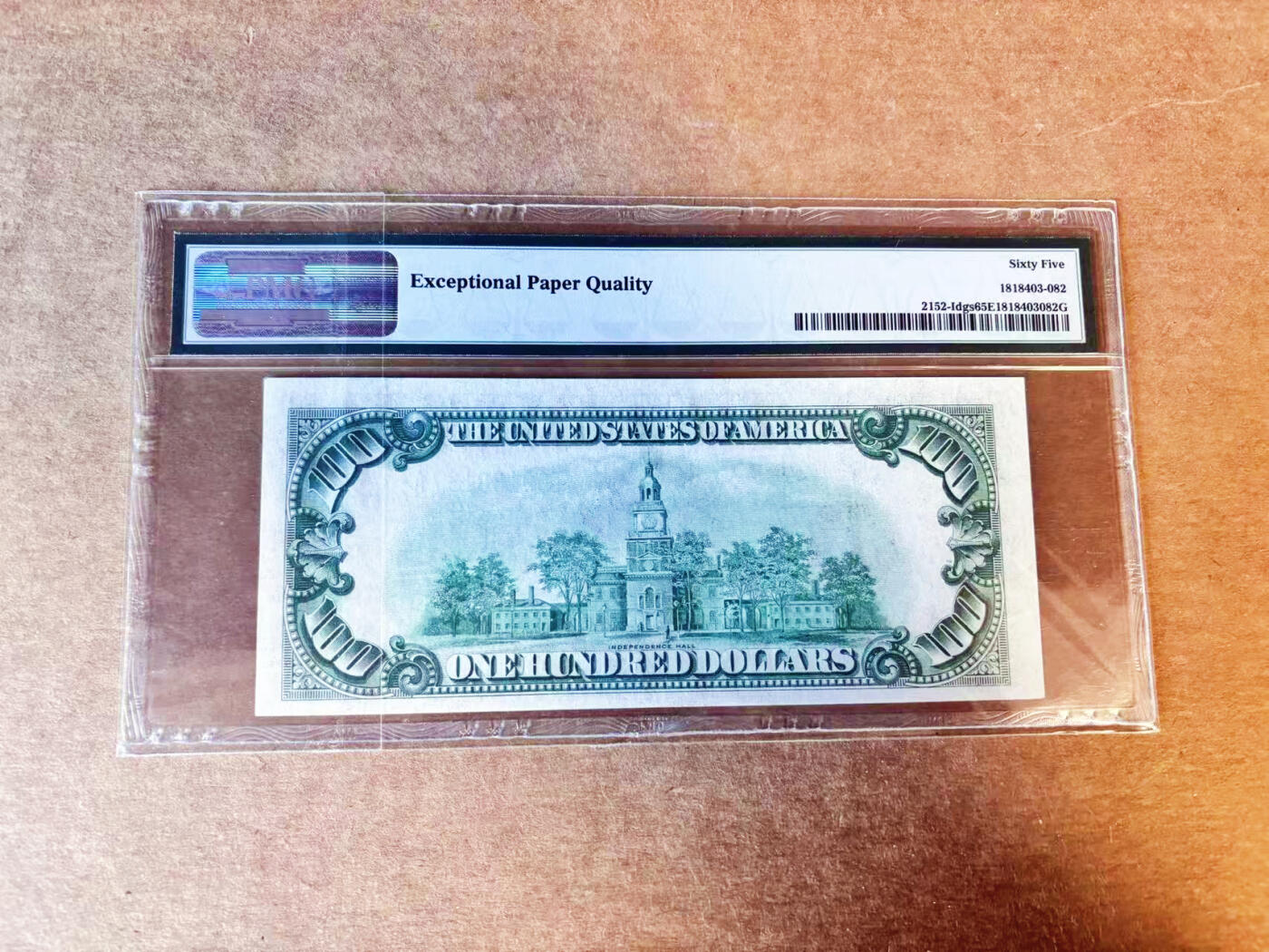 【Blue Auction】世界纸币精拍第756期——18级TOP拍卖/信誉/品质/专业/高效💫 美国 1934年100美金 少见明尼阿波利斯版 PMG65EPQ 