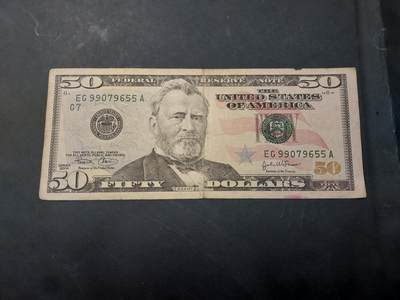 博彦收藏   12月3日 8点 钱币专场 - 美国50元 流通品