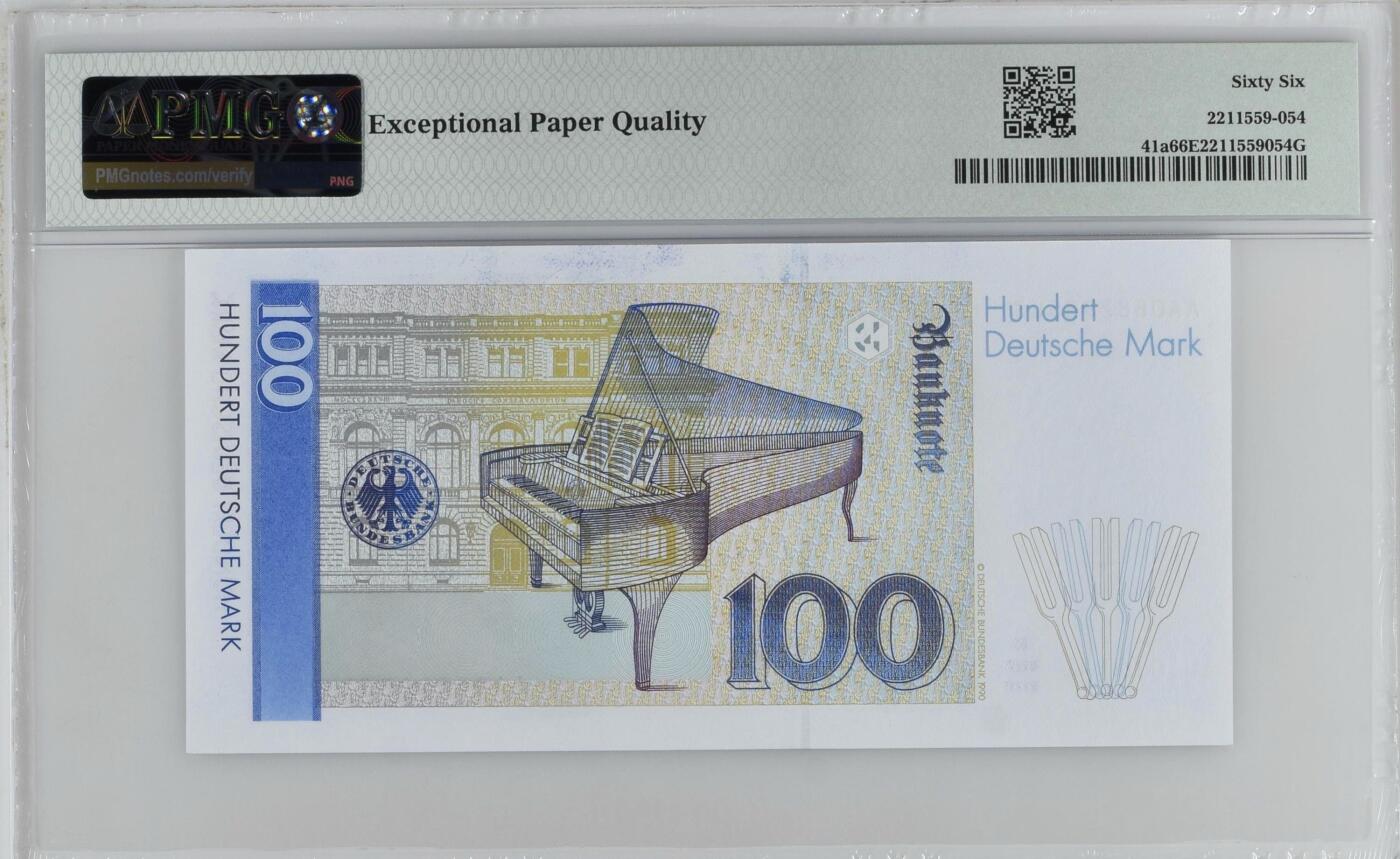 【礼羽收藏】🌏世界钱币拍卖第114期 1989年德国100马克 克拉拉 AA冠 无47